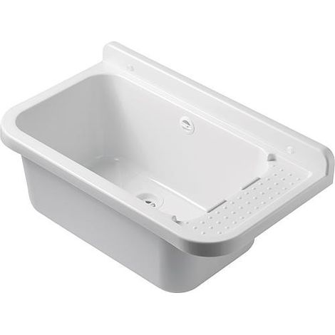 bac plastique blanc, 590x340x210mm