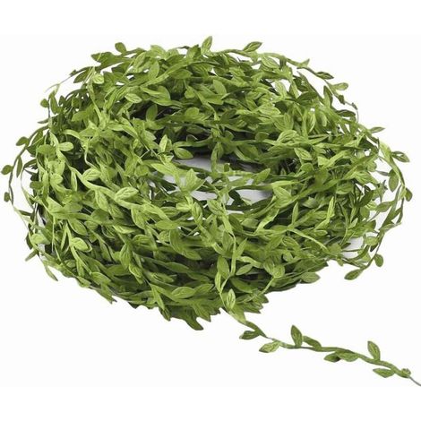 Guirlande de feuilles d'eucalyptus artificielles de 20 mètres (65 pieds)