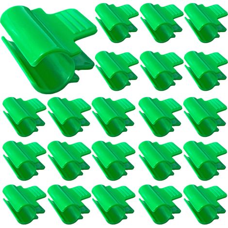 40 clips pour serre, clips pour toile d'ombrage de jardin, support pour l'extension saisonnière des plantes, accessoires pour filets et toiles d'ombrage. (1/5)