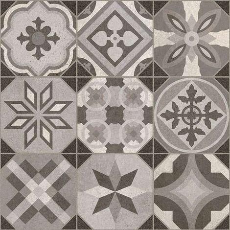 WORLD PARKS TIERGARTEN Carrelage à petits motifs en mosaïque gris (1/3)