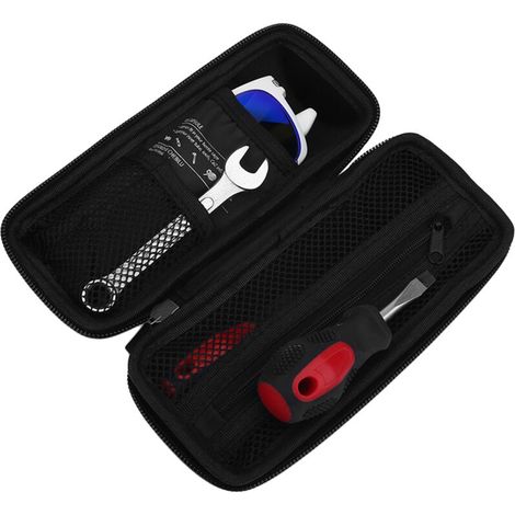 Sacoche de réparation étanche pour VTT, kit d'outils de maintenance vélo, boîte de rangement noir (1/5)