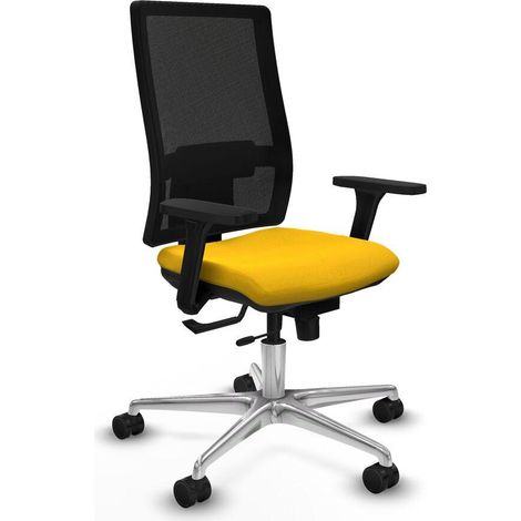 Piqueras y Crespo Horna Chaise de bureau noir confortable (1/3)