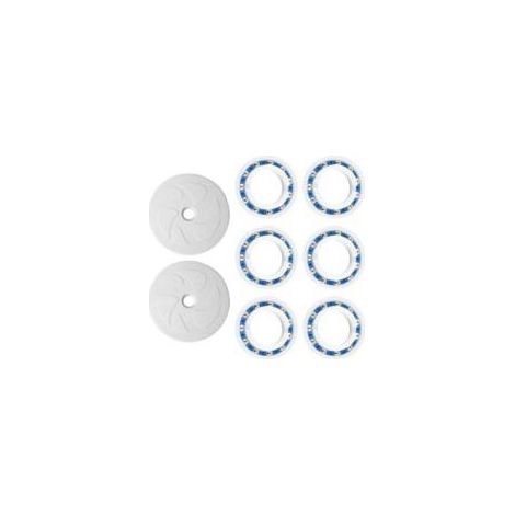 roues motrices + 6 roulements pour Polaris C6 C-6 C60 pour nettoyeur de piscine 180 280 Roue de rechange et kit de roulement moteur - Crezuo (1/4)