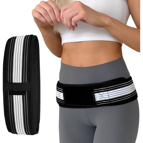 Ceinture Lombaire, Ceinture De Soutien Lombaire pour Homme et Femme, Ceinture Lombaire avec Double Ajustement, pour le Soutien Lombaire et le Soulagement de la Douleur (1/5)