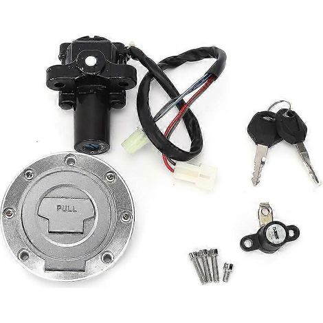 Ignition Switch Fuel Gas Cap Lock Key Accessories Set Kit Fit For Kawasaki Nijia250/nijia300( ) (1/4)