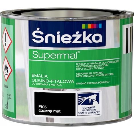 Śnieżka Supermal negro mate 9005 0,2L (1/2)