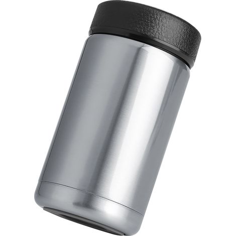 KAXIFEI Edelstahl Vakuum-Thermo-Reisebecher Flasche Thermoskanne Kaffeetasse Silber (1/5)