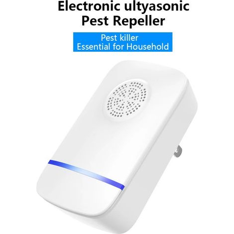 MOONSTARS Pest Repeller Moustiques Répulsif Souris Rats Rongeurs Contrôle Électronique Répulseur à Ultrasons Intérieur pour Cuisine, Chambre à Coucher, Garage, Entrepôt(Type B) (1/3)