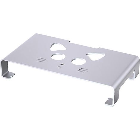 Support pour écran d'ordinateur, rehausseur, support pour écran, étagère en alliage d'aluminium (1/4)