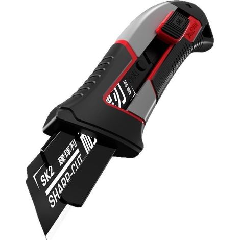 Cutter professionnel robuste à lame segmentable, couteau utilitaire pour papier peint, travaux de bricolage et emballages