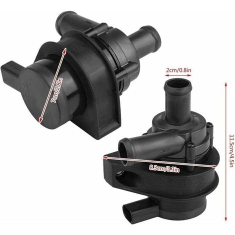 Pompa dell'acqua per auto a 12V – Pompa di raffreddamento ausiliaria silenziosa e resistente, facile da installare, compatibile con motori a combustione interna