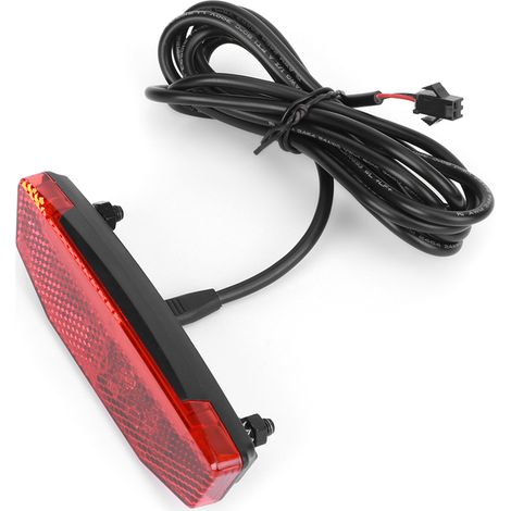 Feu arrière LED 6V-60V pour vélo électrique, éclairage de signalisation nocturne, pour connecteur SM (1/5)