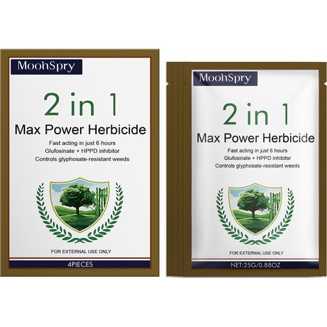 MOONSPRY 2-in-1 Herbizid für Gärten, Obstgärten, Rasenflächen, zur Unkrautbekämpfung und zur Erhaltung einer sauberen und gepflegten Landschaft. (1/5)