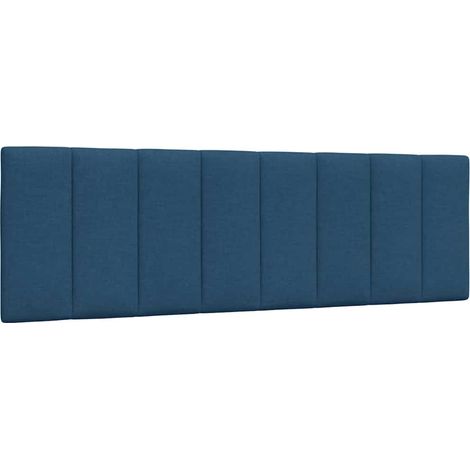 Cuscino Testiera Hanko Blu 160 cm in Tessuto vidaXL