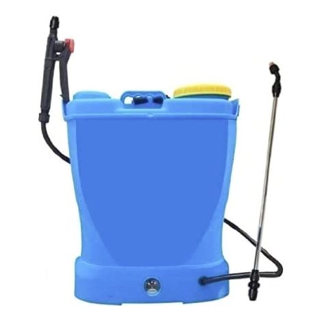 NEBULIZZATORE SPRUZZINO POMPA A SPALLA ELETTRICA BATTERIA 16LT IRRORATRICE 12V s