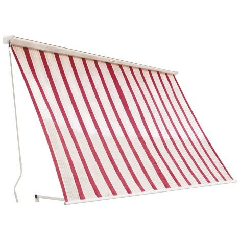 TENDA DA SOLE A CADUTA cm.300 x H.250 - verde/bianco