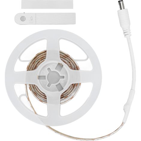 Ruban LED à détecteur de mouvement, lumière miroir maquillage dimmable 3500K blanc chaud, bande lumineuse avec capteur, éclairage coiffeuse, 1 pièce, idéal vanity (1/5)