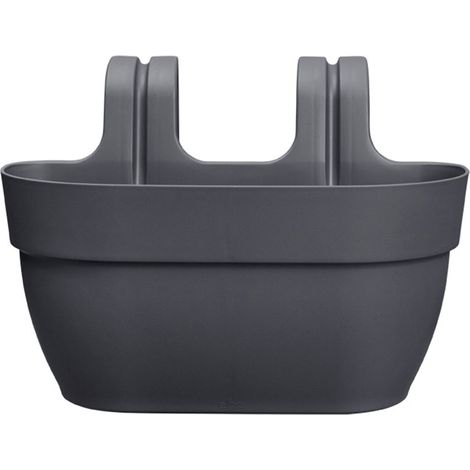 ELHO Balconnière Vibia Campana Easy Hanger Medium - L 24.1 x W 36 x H 26.5 cm - Noir - Avec réserve d'eau (1/5)