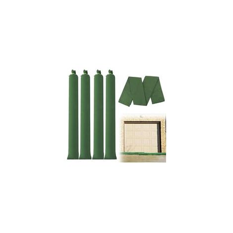 Sac Anti Inondation 4 PCS Sacs de Sable Réutilisables et Résistants aux Inondations 150x19cm pour Protection Contre Les Inondations dans Les Garages, Portes, Caves