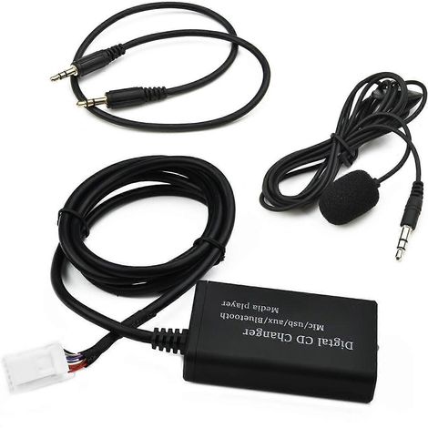 Kit mains libres Bluetooth stéréo avec interface adaptateur AUX pour Toyota et Lexus-Navi1R FT (1/5)