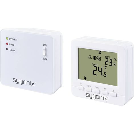 Sygonix SY-5470190 Termostato senza fili Da parete Settimanale 1 pz. (1/4)
