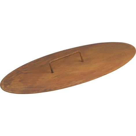 Bbq-Toro – Couvercle pour brasero Ø 60 cm – Acier résistant à la chaleur – Poignée robuste – Protection contre les intempéries – Poids 5,75 kg