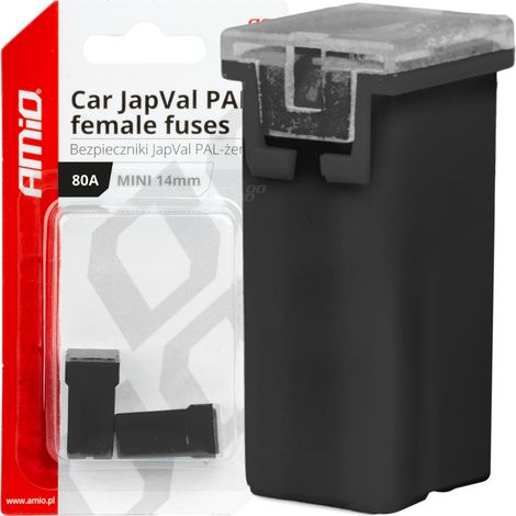Japval PAL Kfz-Sicherungen (weiblich), 2 Stück, 80 A, amio-03442 (1/3)