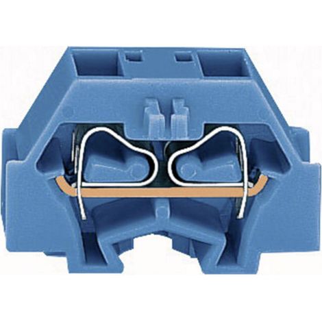 WAGO 260-334 Einzelklemme 8 mm Zugfeder Belegung: N Blau 1 St.
