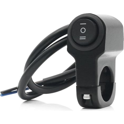 Faros auxiliares en miniatura con interruptores de encendido/apagado impermeables para scooters y motocicletas, con protección contra sobrecargas e interruptores resistentes al agua. (1/5)