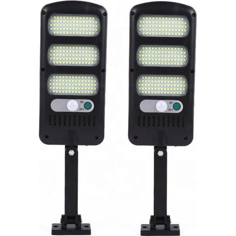 Lampe solaire - MTEVOTX - Applique murale étanche - 213 LED - Détecteur de mouvement - 2 PCS (1/4)