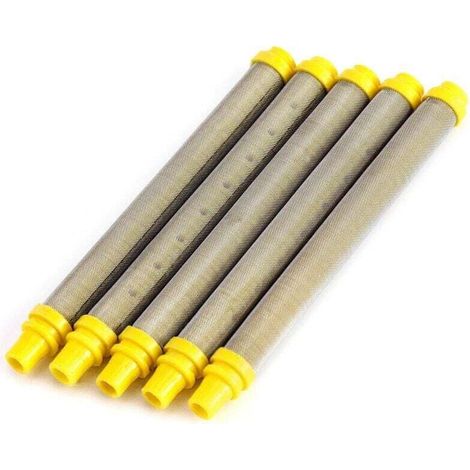 YMYNY 100 Mesh Éléments De Filtre À Pistolet À Pulvériser Airless, pour Pistolet de pulvérisation de Peinture sans air, 5 pièces (1/4)
