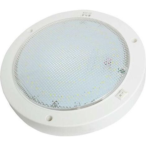 VURAHOME - Plafonnier 12v RV marine DC LED luminaires 9W surface ronde montée avec interrupteur (1/4)