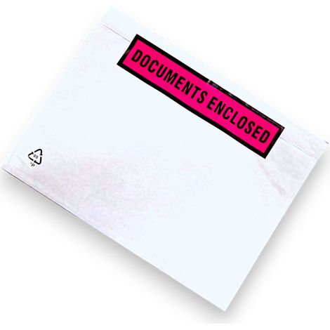 C5-Selbstklebeumschlag mit Aufdruck (Dokumente beiliegend), Packung mit 250 Stück. (1/2)
