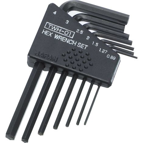 Engineer Twh-01, Set di brugole, Formato mini, Confezione da 7 (1/4)