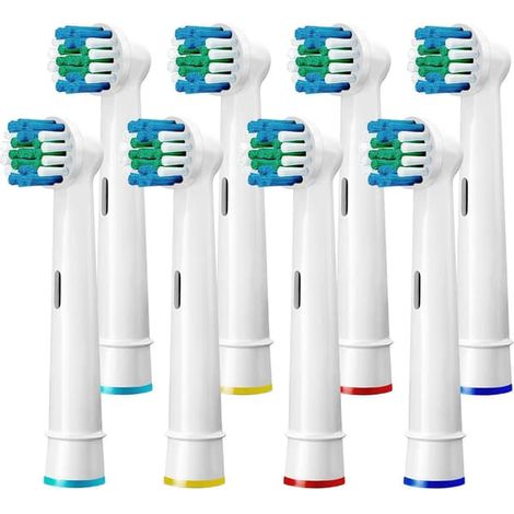 Tête de brosse compatible Oral-B, têtes de brosse de rechange pour la plupart des brosses à dents électriques Braun Oral-B de la gamme Vitality Pro Smart Genius