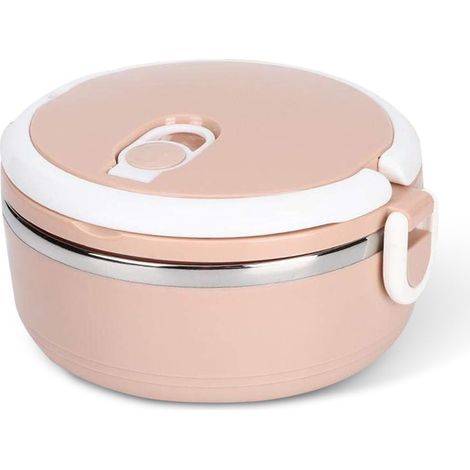 Lunch Box,lunch box, Boite Repas Étanche, boite a lunch,700ml Lunchs box,Acier Inoxydable Boîtes Alimentaires,15 x 8,5cm