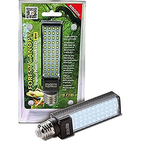 Exo Terra Lampadina LED 8W Forest Tropical 6500K 100g (1/3)