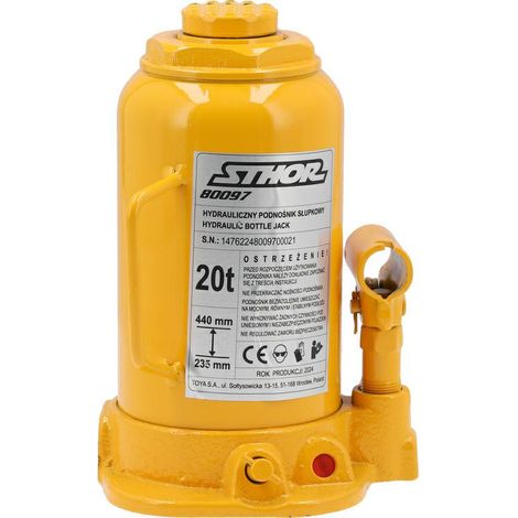 Gato hidráulico Sthor t80097 capacidad 20t compacto (1/3)
