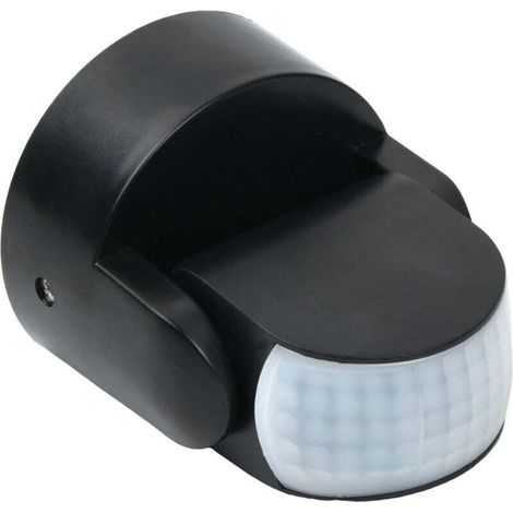 180° Infrared Motion Detector, IP65 Adjustable Outdoor Motion Detector, 180° Infrared Sensor with 12m Range and Twilight Sensor, for Indoor and Outdoor Use (1/4)