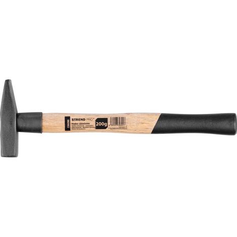 Hammer Strend Pro HM100 200 g, Schlosserhammer, Holzgriff, 275mm