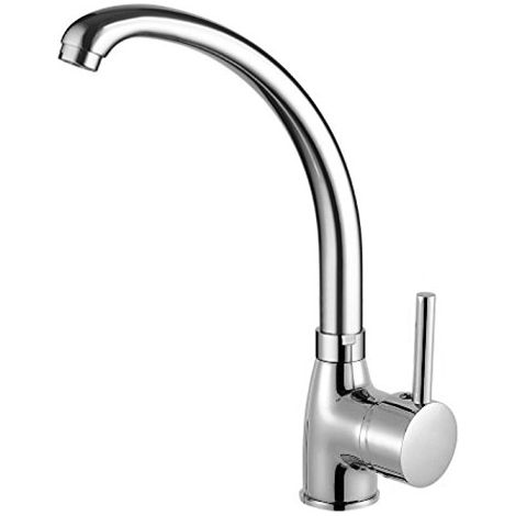 DP Bath - GC-0069 Rubinetto Lavello, Argento (1/2)