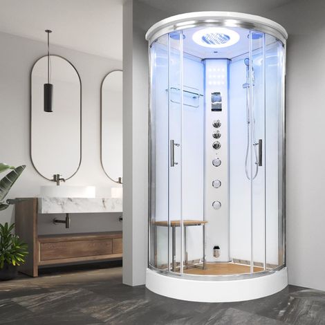 Vidalux Essence 800 Steam Shower 800 x 800-White (1/5)