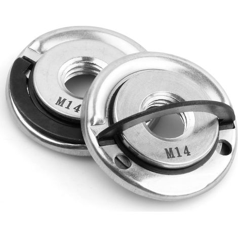 2PCS M14 Quick Release Nut, Angle Grinder Nut Locking Nuts Angle Grinder Accessories for Angle Grinder Flange Nut Pressure Plate M14 Thread (1/5)