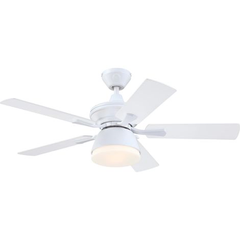 Outdoor Ceiling Fan Nevada White with Lights
