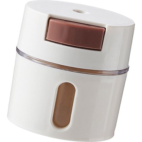 Kreative Messflasche für die Küche, magnetisches, wandmontiertes Gewürzglas für den Hausgebrauch, kein Bohren erforderlich, auslaufsicher, mit Druckfunktion zum Würzen