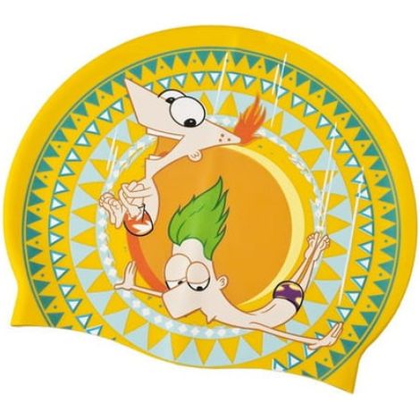 CAPPELLO IN SILICONE DISNEY GIALLO CON PHINEAS E FERB