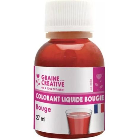 Graine Créative - Colorant liquide pour bougie 27 ml Rouge (1/2)