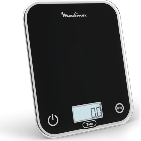 Moulinex BN50U5 escabeaux de cuisine Noir Comptoir Rectangle Balance de ménage électronique