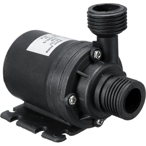 XEPHO Pompe à eau submersible à moteur sans balais - Mini DC 12V Lift 5M 800L/H (1/5)