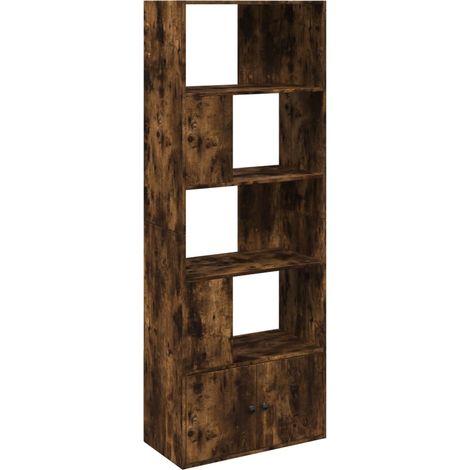 Maison Exclusive - Libreria Rovere Fumo 70x36x189 cm in Legno Multistrato